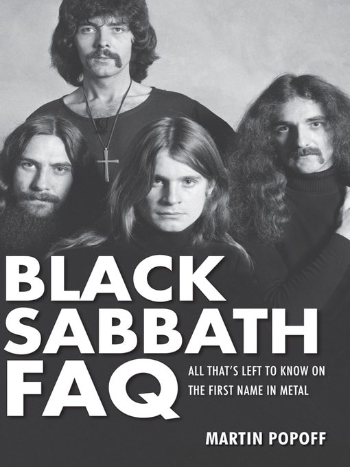 Title details for Black Sabbath FAQ by Martin Popoff - Available